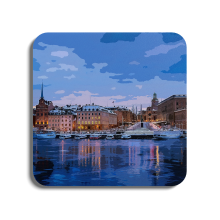 Stockholm - Sweden | Global Artwork Wooden Coaster