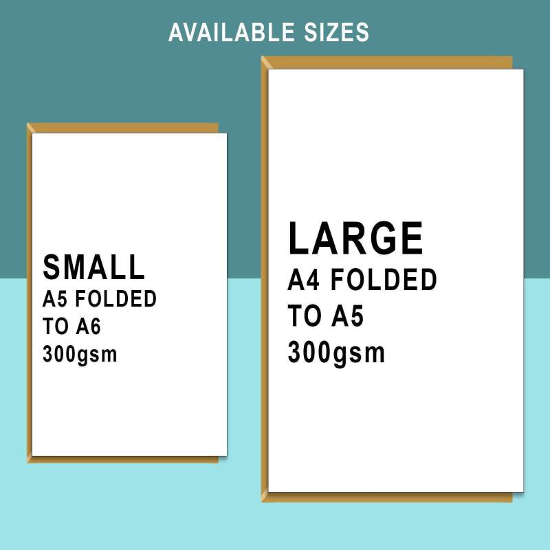 Funny Friend Birthday Card - Personalised - Ideal for your bestie, work colleague, friend, or any other fabulous b*tch in your life - Large - Blank inside