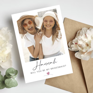 Personalised Bridesmaid Proposal Card - Will You Be My...?