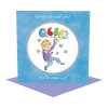 GCSE congratulations card for a boy - designed by Rosie Brooks - 15cm square and blank inside, made in the UK