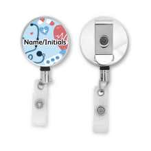 Personalised Metal ID Reel - Medical Background