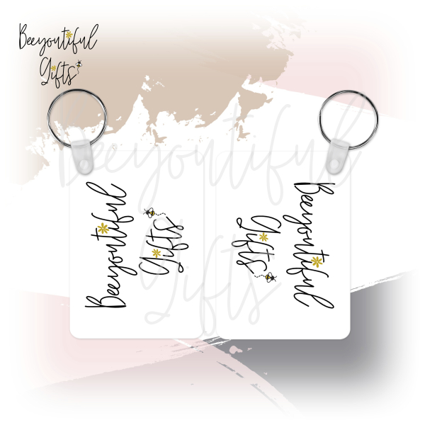 Photo Upload Gift - High Gloss Wooden Key Ring (Double Sided)