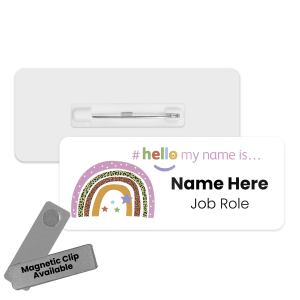Name Badge - Boho Rainbows Hello My Name is... - Boho Rainbow 7