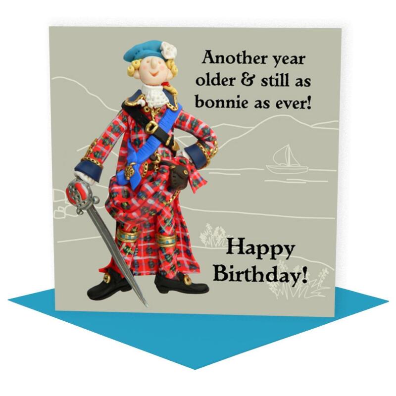 Scottish History Birthday Card Pack - 5 Cards - Polymer Clay Art by Erica Sturla - Scottish Gift UK