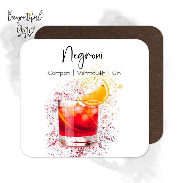 Cocktail Ingredient Coaster - Negroni