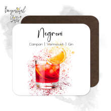 Cocktail Ingredient Coaster - Negroni