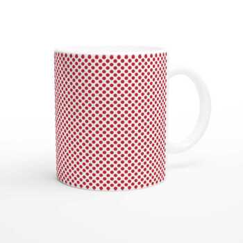 Multi Red Dot Pattern Mug