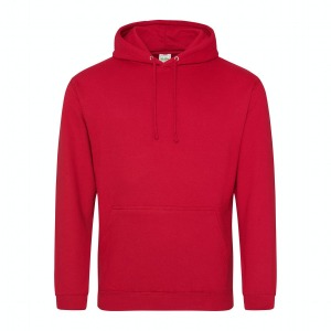 Personalised AWD College Hoodie - Fire Red - S