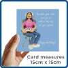 Funny Female Gamer Birthday Card - Polymer Clay Art by Erica Sturla - Gaming Birthday Card UK