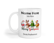 Personalised Ceramic Mug - Merry Goosemas