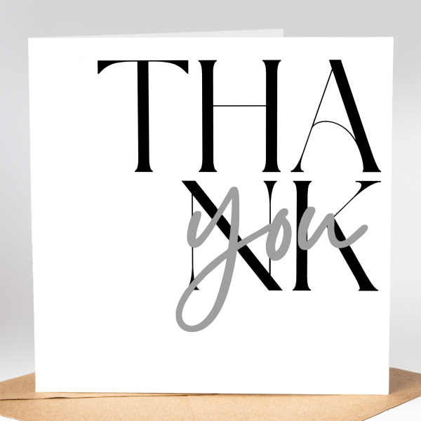Thank You Cards, Wedding Thank You Card - Standard Smooth Card