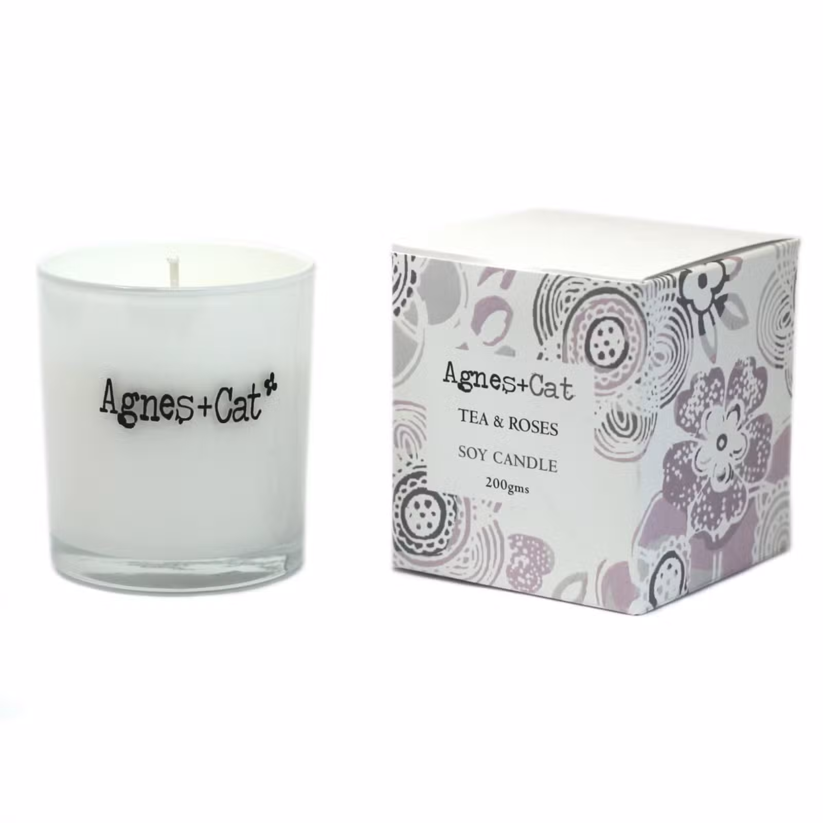 Tea and Roses Soy Wax Votive Candle