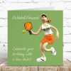 Funny Pickleball Birthday Card - Pickleball Princess - Polymer Clay Art by Erica Sturla - UK