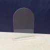 A5 A4 Clear Arched Acrylic Table Number or Sign Blank with Stand / Arched with Stand / Acrylic Blanks / Wedding / DIY Signage / 3mm - A5