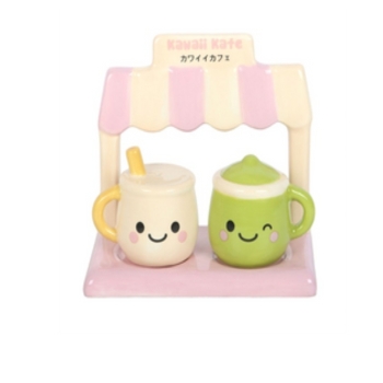 kawaii cafe Salt and Pepper Shakers