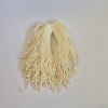 Tag String with Snap Lock | PVC and Polyester | Cord, Twine | Gift, Clothing, Accessories, Labels - White - 100