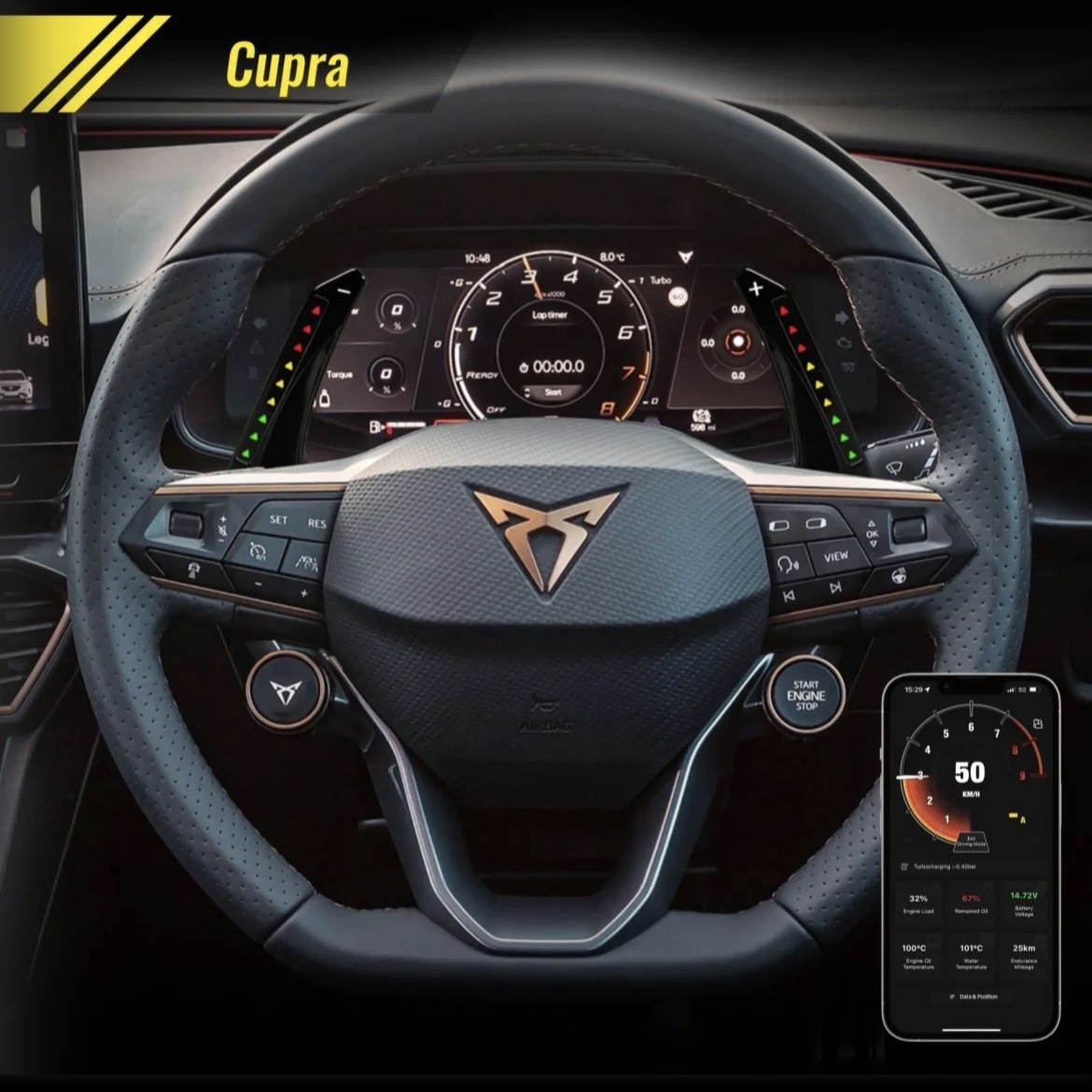 SEAT LED PADDLE SHIFTERS