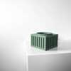 The Larix Planter Pot with Drainage Tray & Stand Included - Matte Dark Green - 3"