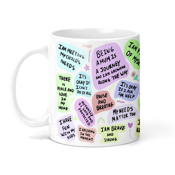 Affirmation Ceramic Mug - Mum's Daily Affirmations Full Wrap