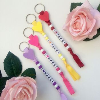 Personalised Harry Styles Inspired Keyring/School Bag Tag/Harry Lunch Bag Tag