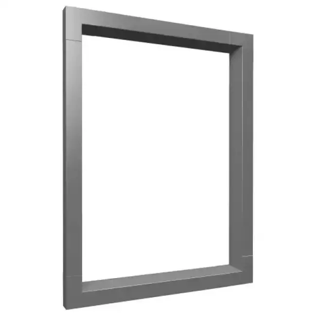 Aluminium Window Pods 1200×1700 Rectangular Kit - Mill (Unfinished) - 100mm - Slimline