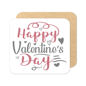 Valentine's Day Coaster - Happy Valentine's Day