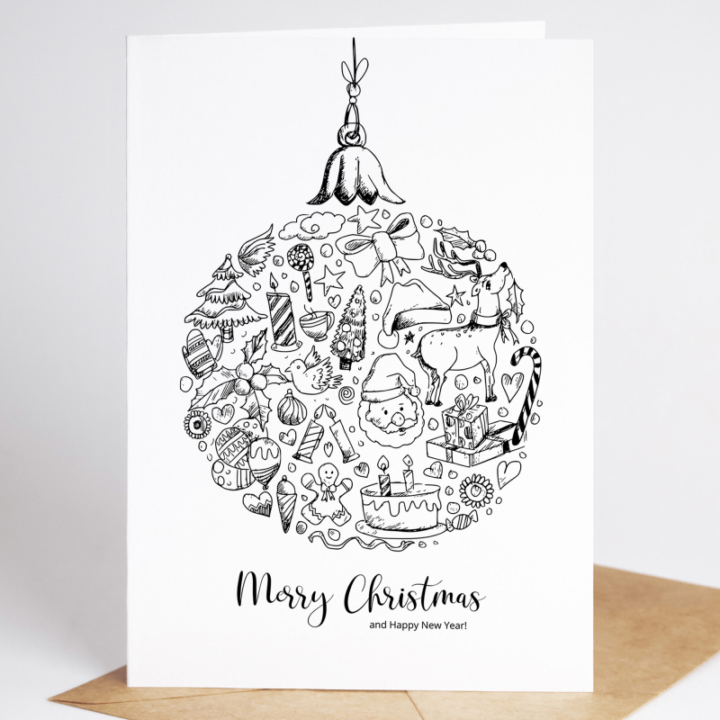 Corporate Christmas Cards Branded | Corporate | Company | Christmas Cards for Clients  Staff, Co-Workers, Teams & Clubs Christmas Cards - A6 - 4.1" x 5.8"