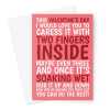 Naughty Washing Up Joke Valentine's Card Greeting Card - A5 Portrait - 1 Card