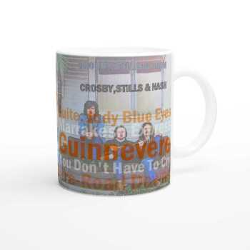 CSNY Crosby Still Nash Album Track Mug