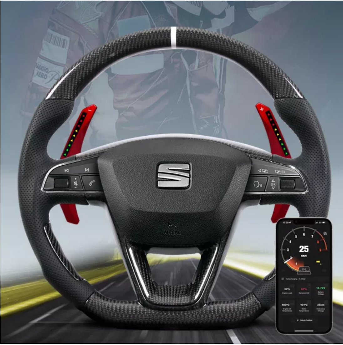 SEAT LED PADDLE SHIFTERS