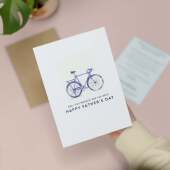 Father's Day Card For Dad Bicycle Illustration Simple Father's Day Card You Wheelie Are The Best Dad Father's Day Gift