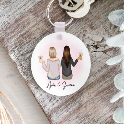 Personalised Best Friend Keyring
