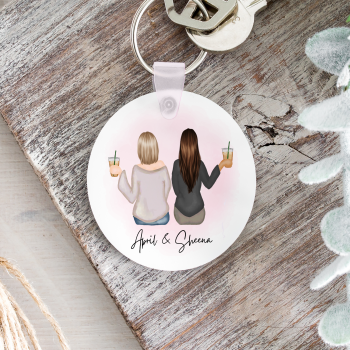 Personalised Best Friend Keyring
