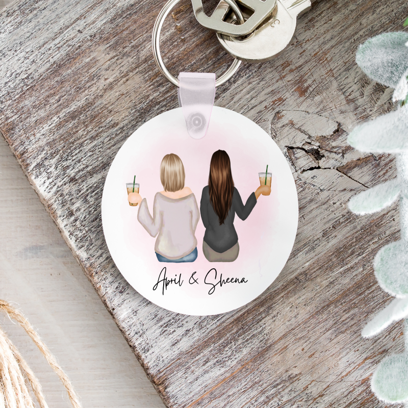 Personalised Best Friend Keyring