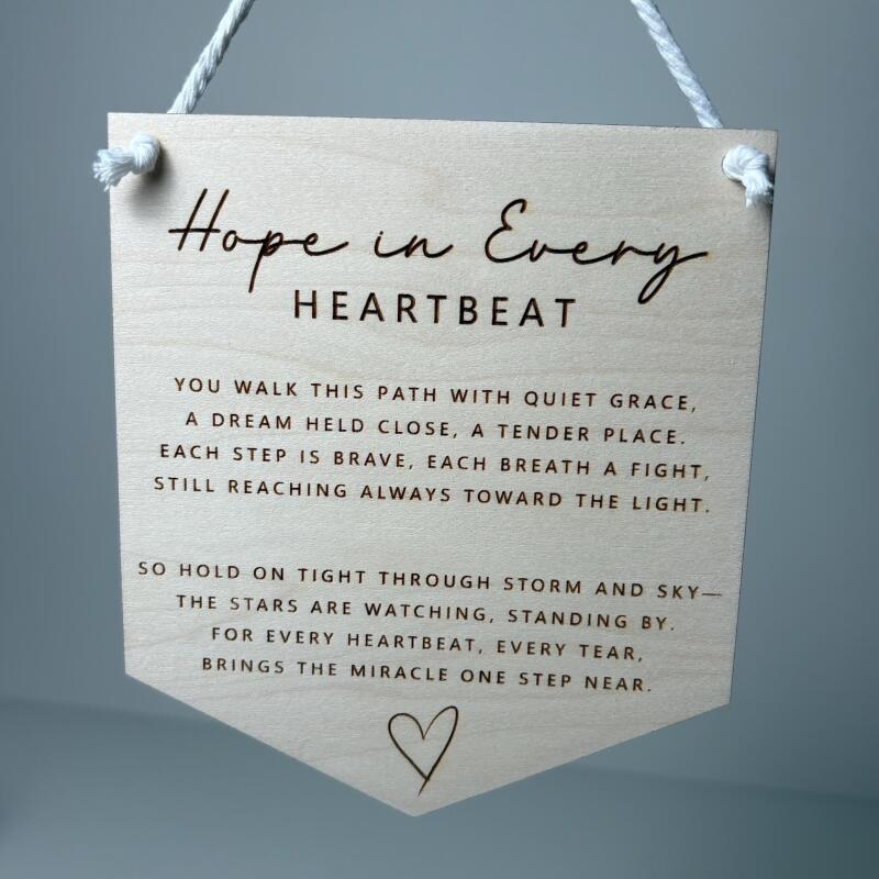 IVF IUI Milestone Discs / Handmade Wooden IVF Journey Markers /Encouraging & Hopeful Gift - Milestone Discs Only