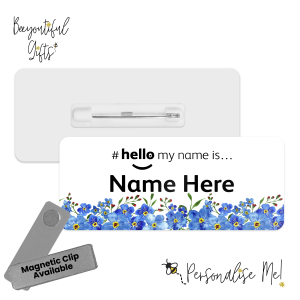 Finborough Court - Personalised Name Badge (Female)
