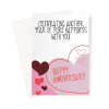 Happy Anniversary Another Year Of Happiness - A5 Portrait - 1 Card