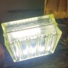 Vintage Architectural Retro Glass Block lamp