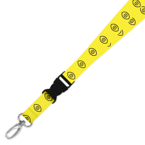 Double Breakaway Lanyard - Classic Yellow - Eye Icon