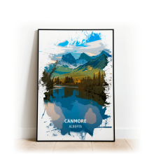 Canmore - Alberta - High Gloss Print - A4 - Standard