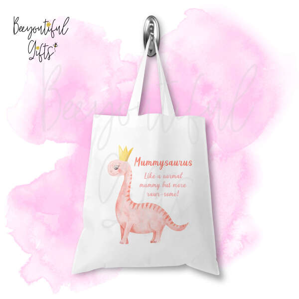 Mother's Day Tote Bag - Mummysaurus