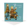 1st to 5th Anniversary Card Pack - Fun Wedding Anniversary Cards - Polymer Clay Art by Erica Sturla - Made in the UK