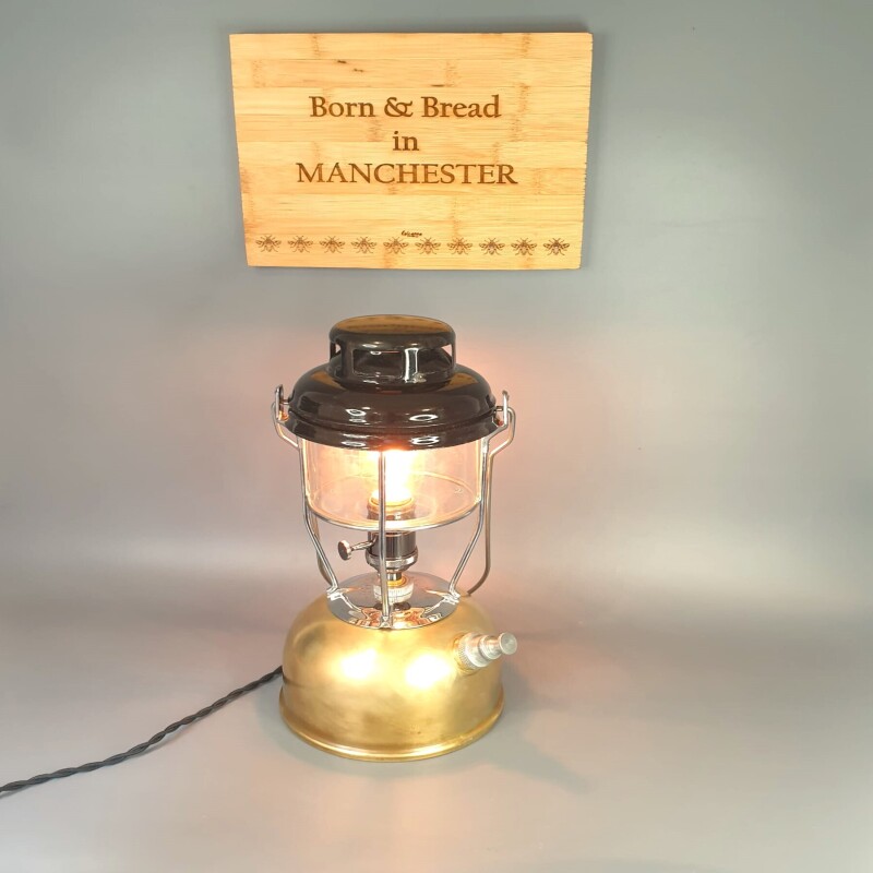 Vintage Tilley Lamp converted electric - Upcycled - Fathers Day - Gifts For Him - lighting