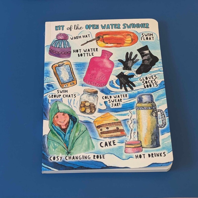 Outdoor Swimmer | A5 Lined Notebook | Notepad