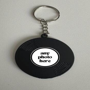 Custom Photo Vinyl and sticker printed Keyring
