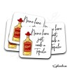 Tequila Coaster, Personalised, Drinks Mat, Personalised Drink Coaster Shots, Tequila Fathers Day gift, Christmas Coaster - Single Coaster