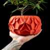 Vessel Planter Pot - Matte Dark Green