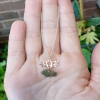 Genuine Moldivite Sterling Silver Necklace