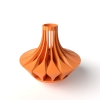 The Savi Short Vase, Modern and Unique Home Decor for Dried and Preserved Flower Arrangement - Black