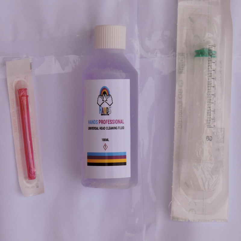 100ml Hands Professional Bottle Universal Printer Head Cleaning Fluid -  100ml Bottle on its Own